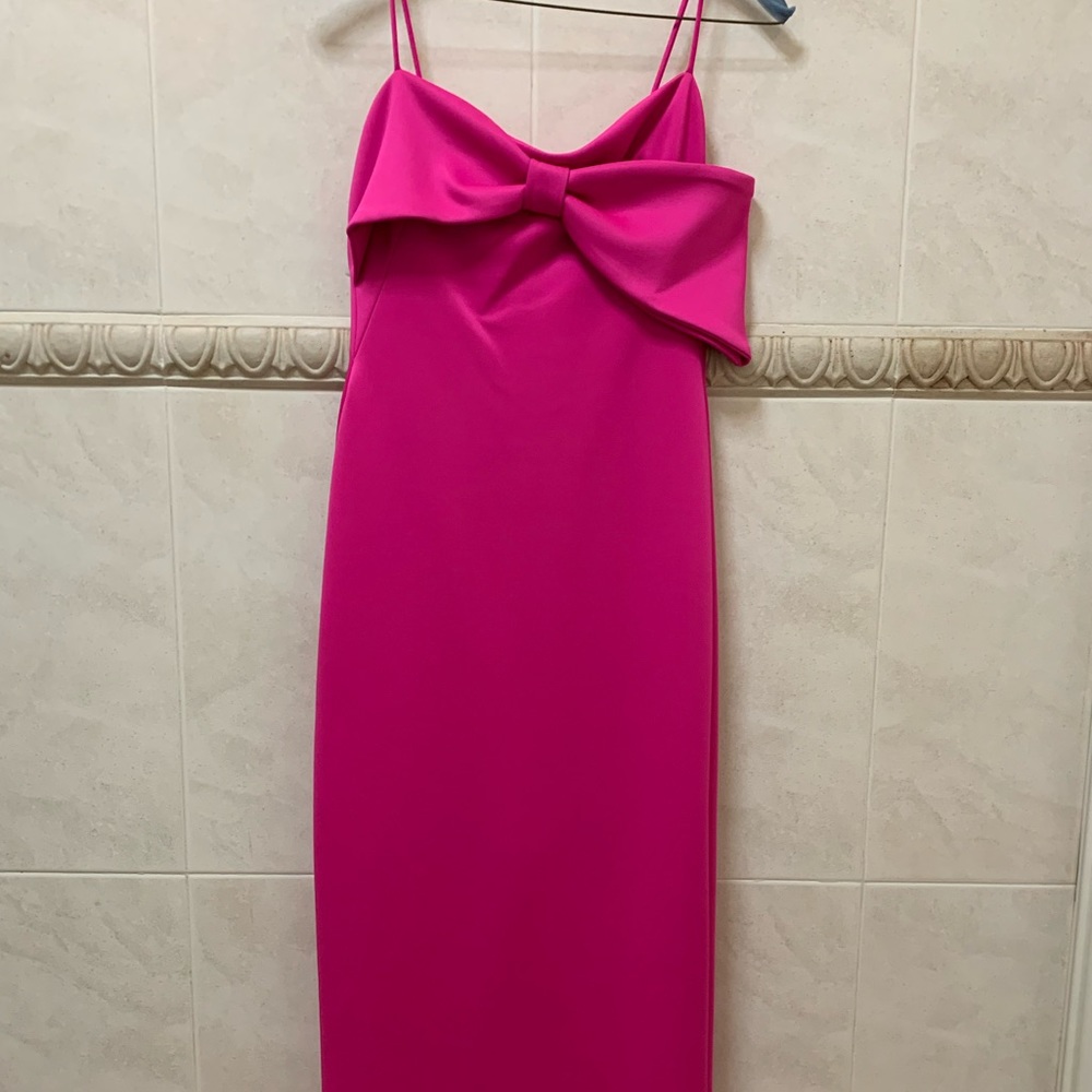 Pink Black Halo dress